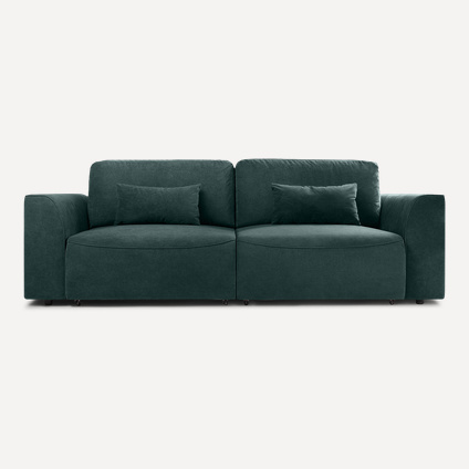 Диван прямой Кайрон Velvet Emerald