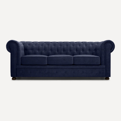 Диван-кровать Честер-3 Velvet Blue