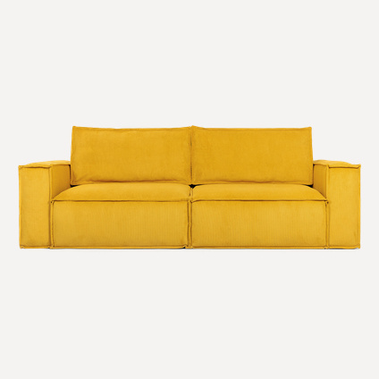Диван прямой Эби Vertical Yellow