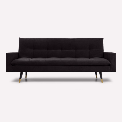 Диван прямой Динен Velvet Black