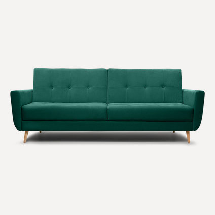 Диван прямой Лайтси Velvet Emerald