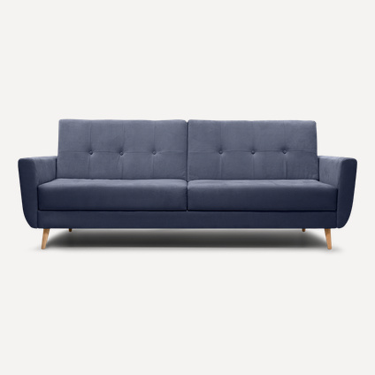 Диван прямой Лайтси Velvet Navy Blue