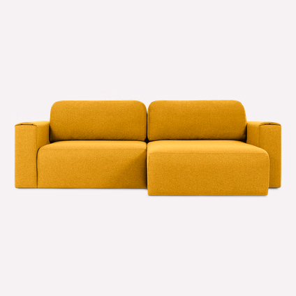 Диван-кровать Санту-1 Textile Yellow
