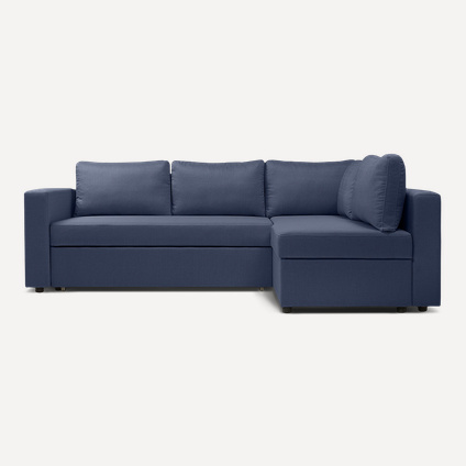 Диван угловой Милбург Textile Blue