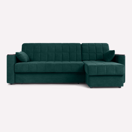 Диван угловой Мурано Velvet Emerald