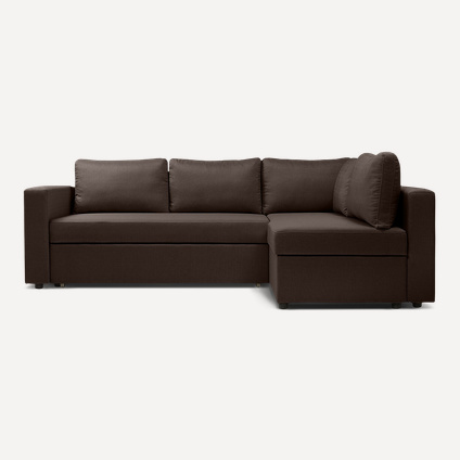 Диван угловой Милбург Textile Brown