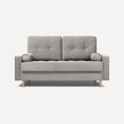 Диван прямой Ситено Мини Velvet Silver