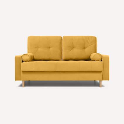 Диван прямой Ситено Мини Velvet Yellow