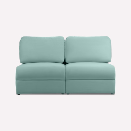 Диван прямой Полан Velvet Mint