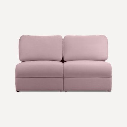 Диван прямой Полан Velvet Pink