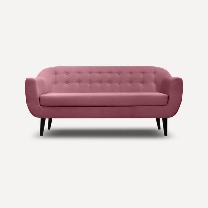 Диван прямой Роттердам-3 Time Pink