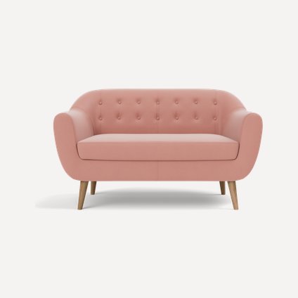 Диван прямой Роттердам Velvet Pink
