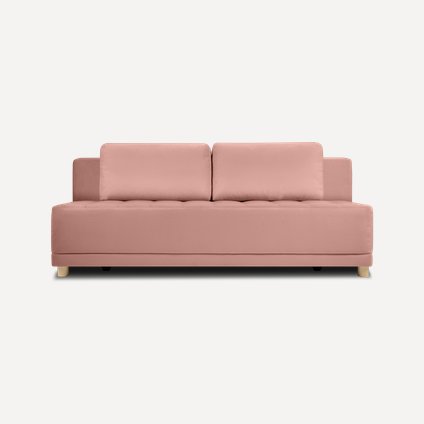 Диван прямой Мира Velvet Pink