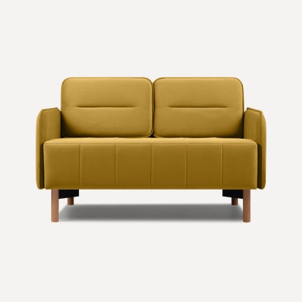 Диван прямой Аркет-2 Velvet Yellow