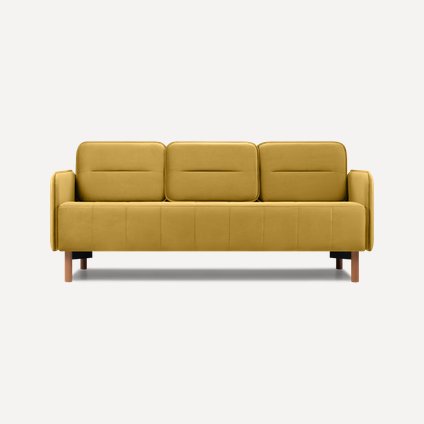 Диван прямой Аркет-3 Velvet Yellow