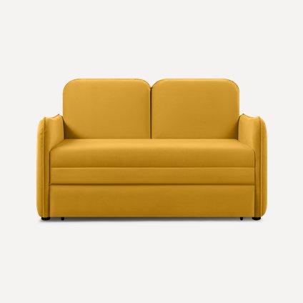 Диван прямой Кейсес Velvet Yellow