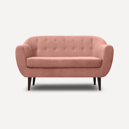 Диван прямой Роттердам Velvet Pink