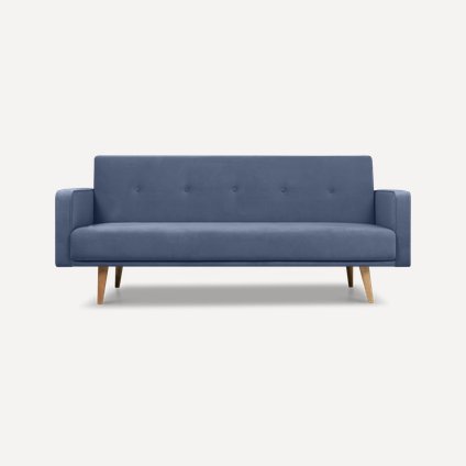 Диван прямой Фида Velvet Navy Blue