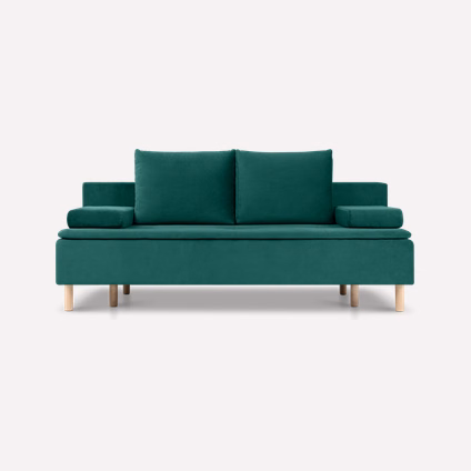Диван еврокнижка Линс Velvet Emerald