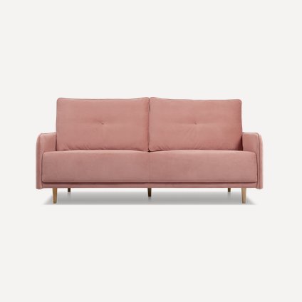 Диван прямой Арил Velvet Pink