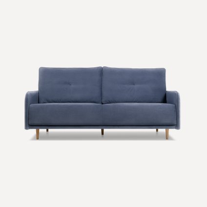 Диван прямой Арил Velvet Navy Blue