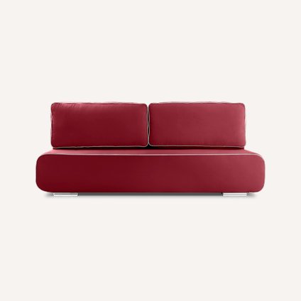 Диван прямой Хоуп Velvet Crimson