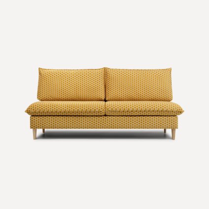 Диван еврокнижка Лоелс Honey Yellow