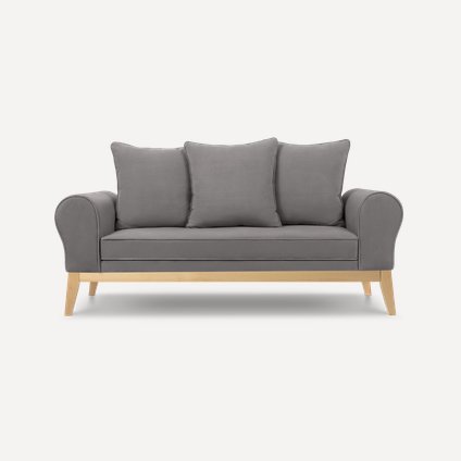 Диван прямой Коро Velvet Grey