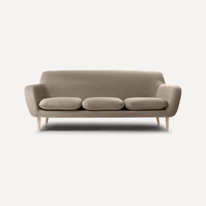 Диван прямой Дания-3 Barhat Beige