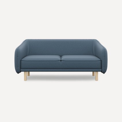 Диван прямой Коренс-3 Textile Blue
