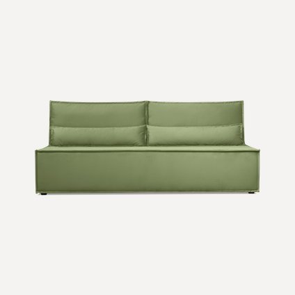 Диван прямой Стаус Велюр Оливковый