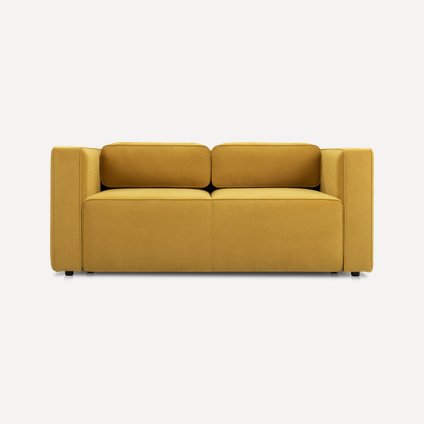 Диван прямой Аронт Мини Velvet Yellow