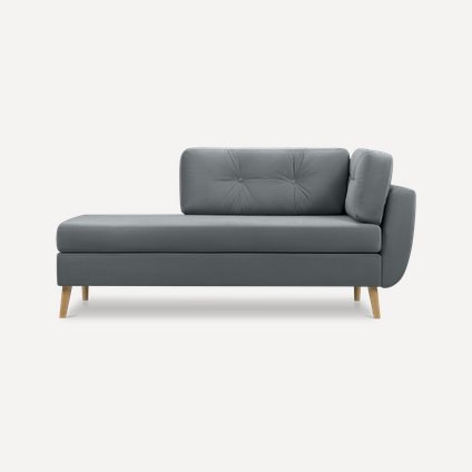 Кушетка Норфолк Velvet Grafit