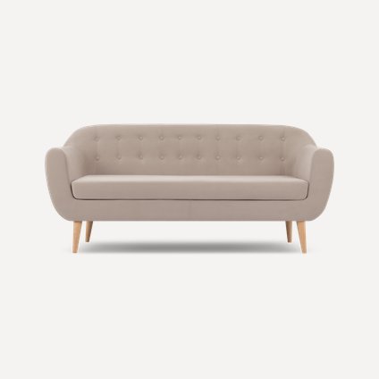 Диван прямой Роттердам-3 Velvet Beige