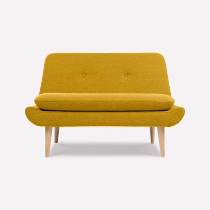 Диван прямой Винси Textile Yellow