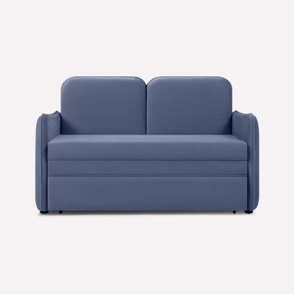 Диван прямой Кейсес 120 Velvet Navy Blue