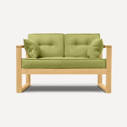 Кушетка Астер Textile Lime