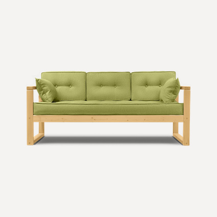 Кушетка Астер-3 Textile Lime