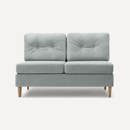 Диван прямой Динс-1 Velvet Grey