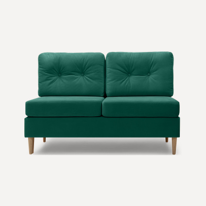 Диван прямой Динс-1 Velvet Emerald