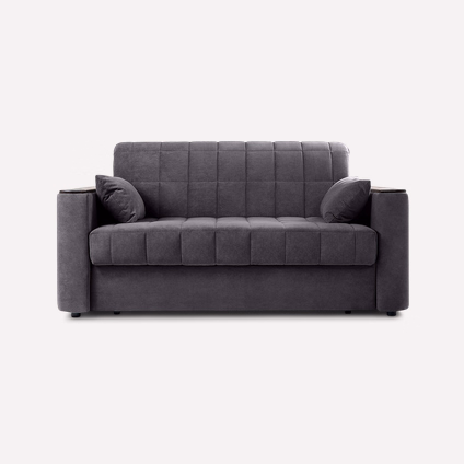 Диван аккордеон Мурано 160 Velvet Grafit