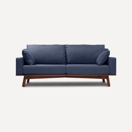 Диван прямой Миннесота Textile Blue