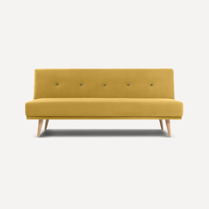 Диван прямой Виас Velvet Yellow