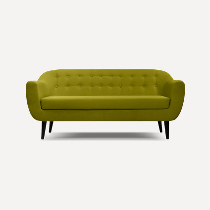 Диван прямой Роттердам-3 Velvet Lime