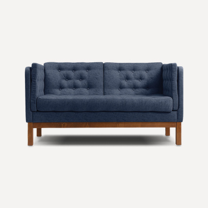 Диван прямой Айверс Textile Blue