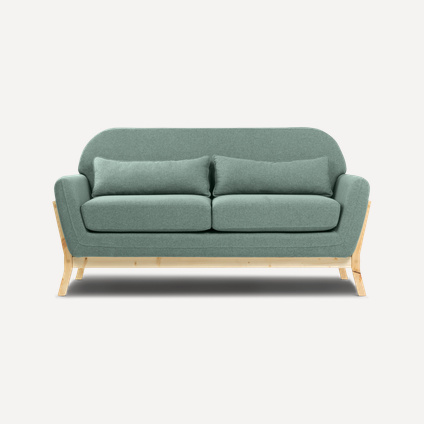 Диван прямой Эннис Textile Mint