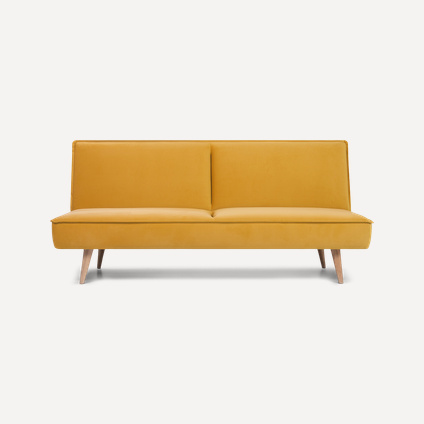 Диван прямой Поли Velvet Yellow