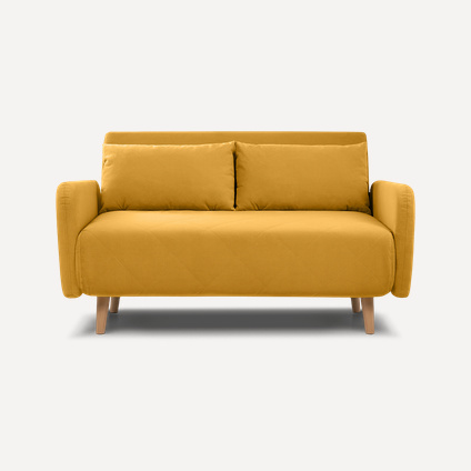 Диван-кровать Кускен Velvet Yellow