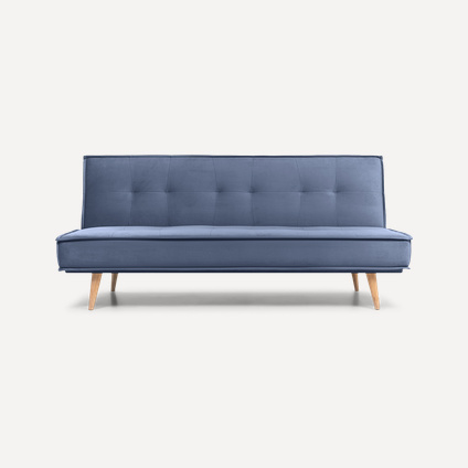 Диван прямой Дель Velvet Navy Blue
