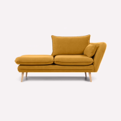 Кушетка Берил Velvet Mustard